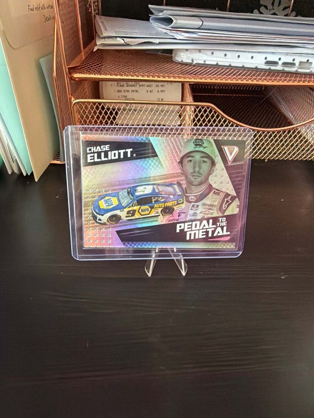 2023 Panini Donruss Racing Chase Elliott Pedal to the Metal Holo Laser Card